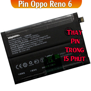 Pin Webphukien cho Oppo Reno 6, Reno6 Việt Nam BLP863 - 4250mAh